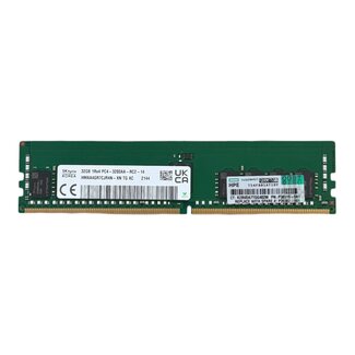 SK hynix 32GB, DDR4, 3200MHz, DIMM, ECC, (MPN: HMAA4GR7CJR4N-XN)