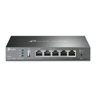 ER605 Gigabit VPN Router, Ethernet, 1GB/s, 5x Ethernet, 1x USB 2.0