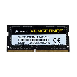 16GB, DDR4, 2400MHz, SODIMM, NON-ECC, (MPN: CMSX16GX4M1A2400C16)