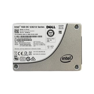 Dell 03481G, 200GB, 2.5 inch, SATA-3, 550MB/s, 220MB/s