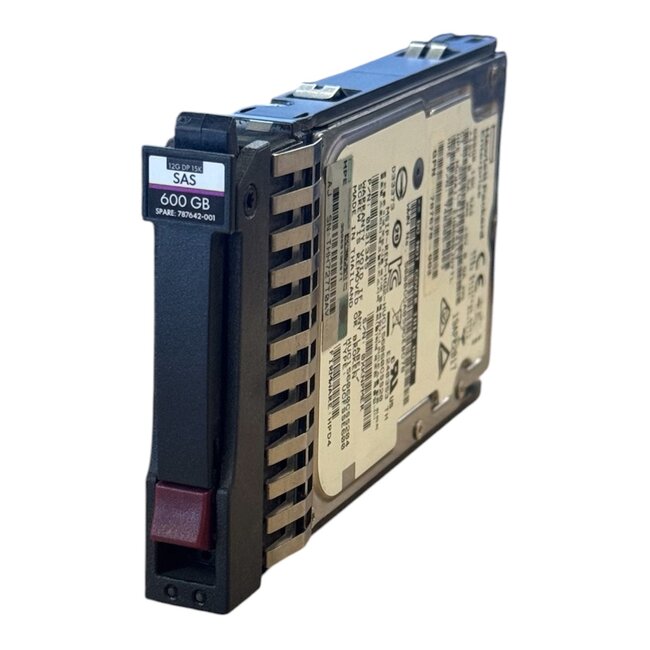 HPE  787642-001, 600GB, 2.5 inch, SAS-3, 15.000 RPM