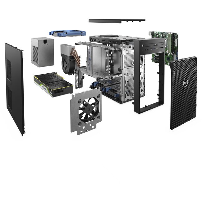 Dell Precision 3640 Tower, Intel i9-10th Gen, 16GB, 512GB SSD