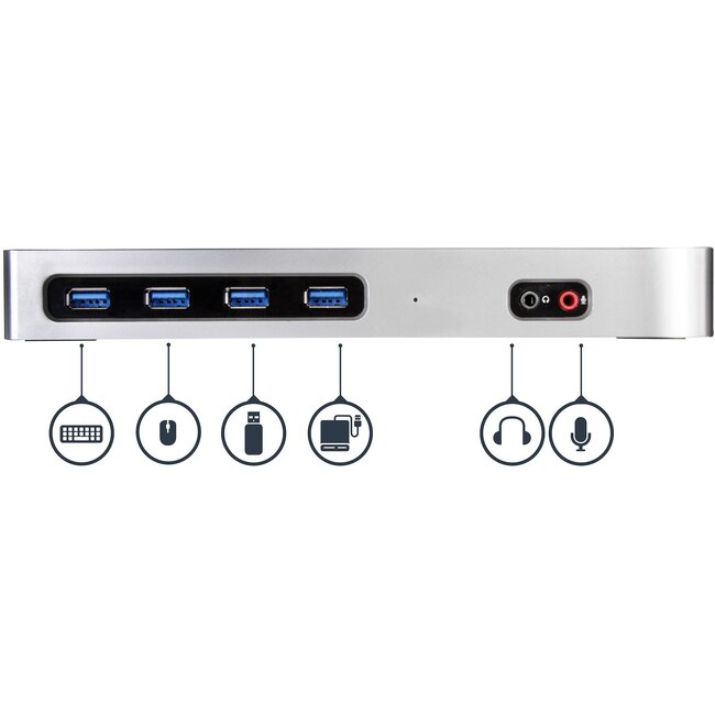 StarTech Dual-4K Docking Station 6x USB 3.0