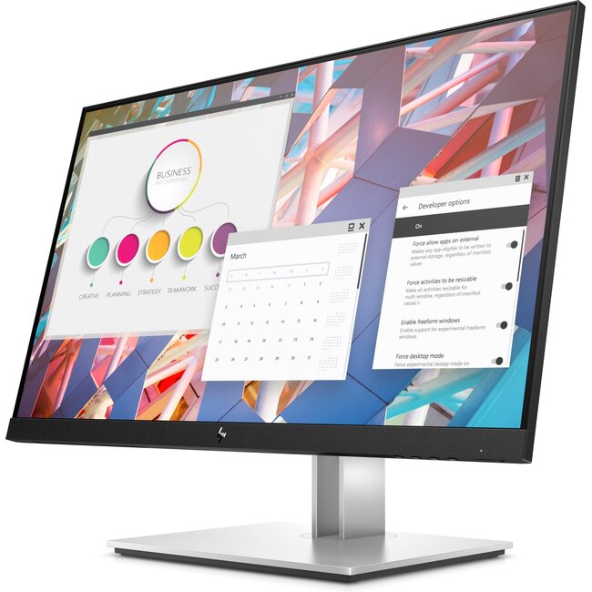 HP E24 G4, 24 inch Full HD IPS Monitor, 1920×1080, 16:9 Display