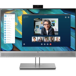 HP EliteDisplay E243m Monitor 23.8" Full HD  Zilver/Zwart