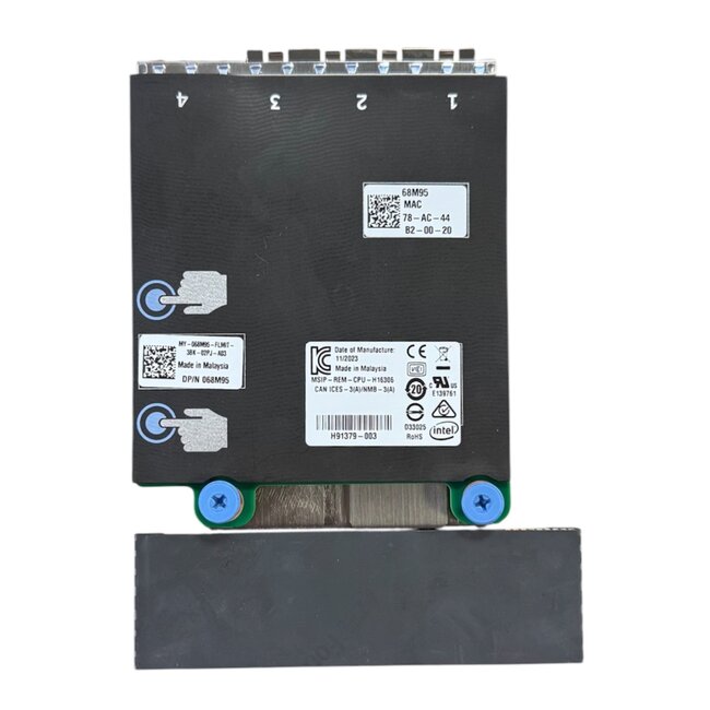 Dell 68M95 (X710-DA4), 4-port 10Gb Ethernet network daughter card