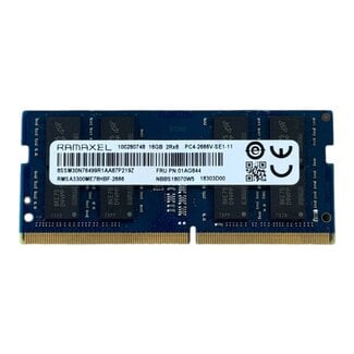16GB, DDR4, 2666MHz, SODIMM, NON-ECC, (MPN: RMSA3300ME78HBF-2666)