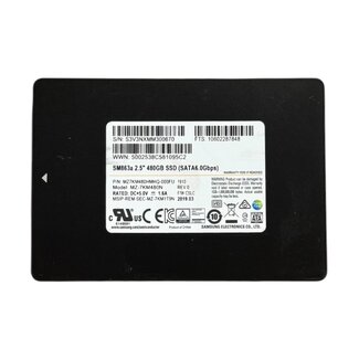 Samsung SM863A, 480GB, 2.5 inch, SATA-3, 510MB/s, 485MB/s