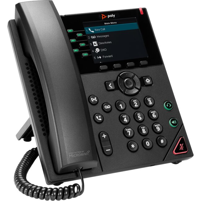 VVX 350 Gigabit IP Phone 6 Lines (2200-48830-025)