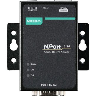 Moxa NPort 5110 1-Poorts RS-232 Serial Device Server