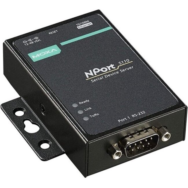 Moxa NPort 5110 1-Poorts RS-232 Serial Device Server