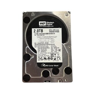 Western Digital 2TB, 3.5 inch, SATA-2, 7200 RPM