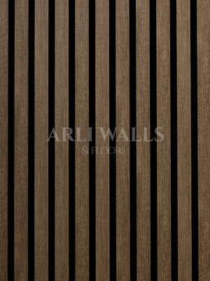 Ash walnoot houten akoestische wand paneel 275 x 60 cm