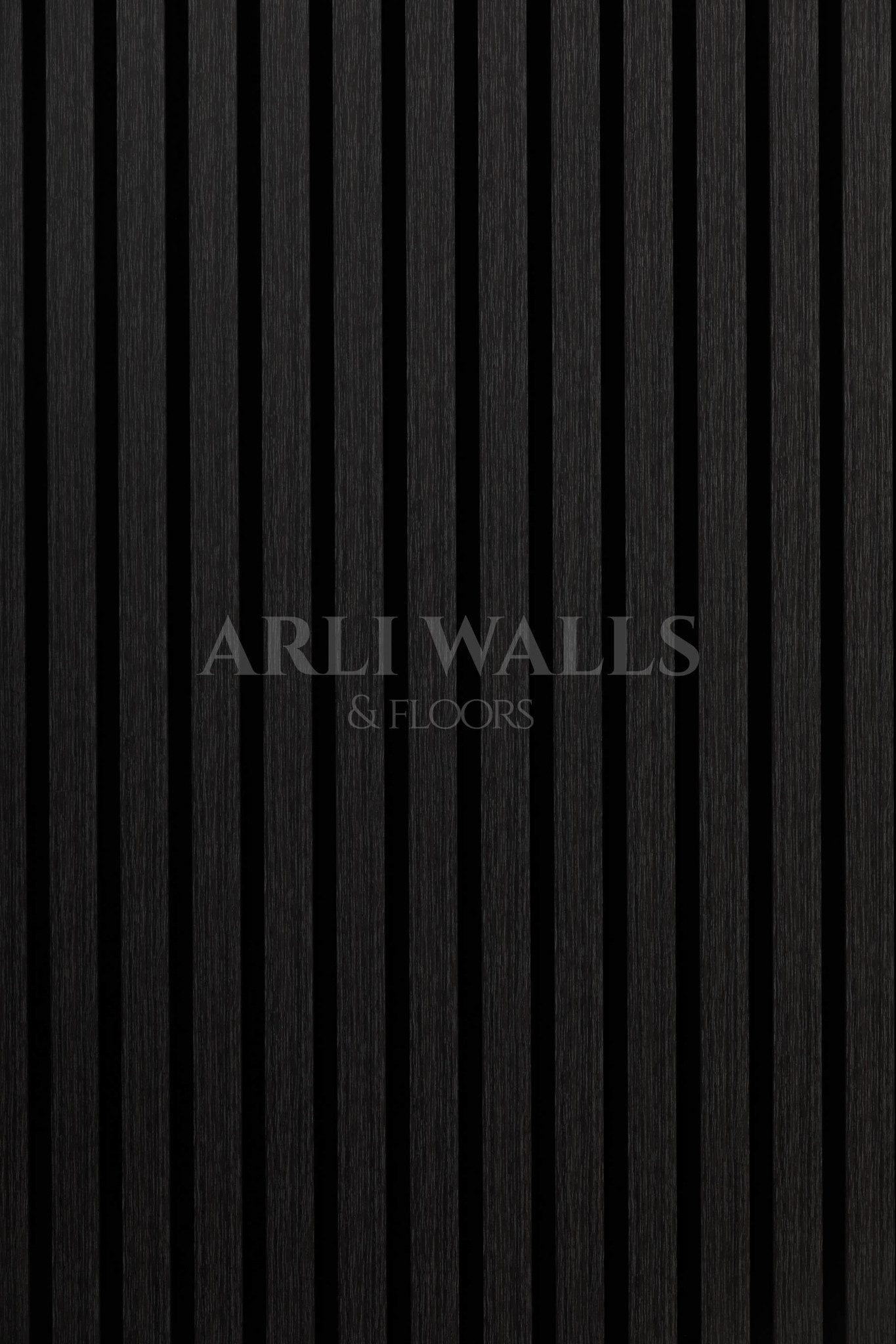 Zwart houten wandpaneel - Arli Walls