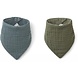Liewood Andrea bib - 2 pack - Whale blue faune green mix | Liewood Liewood Andrea bib - 2 pack - Whale blue faune green mix | Liewood