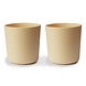 Mushie Set Bekers daffodil - 2 pcs Mushie Set Bekers daffodil - 2 pcs