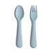 Mushie vork en lepel - powder blue Mushie vork en lepel - powder blue