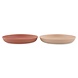 Trixie Pla Plate 2-Pack - Rose Trixie Pla Plate 2-Pack - Rose