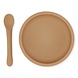 Konges Slojd Bord en lepel silicone set ferre Konges Slojd Bord en lepel silicone set ferre