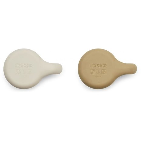 Liewood Kylie beker 2-pack – Sandy / oat mix Liewood Kylie beker 2-pack – Sandy / oat mix