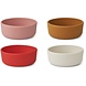 Liewood Iggy siliconen kom 4-pack – Dusty raspberry multi mix Liewood Iggy siliconen kom 4-pack – Dusty raspberry multi mix