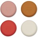 Liewood Iggy siliconen kom 4-pack – Dusty raspberry multi mix Liewood Iggy siliconen kom 4-pack – Dusty raspberry multi mix