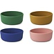 Liewood Iggy siliconen kom 4-pack – Eden multi mix Liewood Iggy siliconen kom 4-pack – Eden multi mix