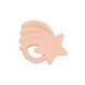 Jollein Bijtring Rubber Falling star Pale Pink Jollein Bijtring Rubber Falling star Pale Pink