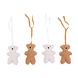 Childhome baby gym figuurtjes teddy set van 4 Childhome baby gym figuurtjes teddy set van 4