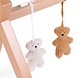 Childhome baby gym figuurtjes teddy set van 4 Childhome baby gym figuurtjes teddy set van 4