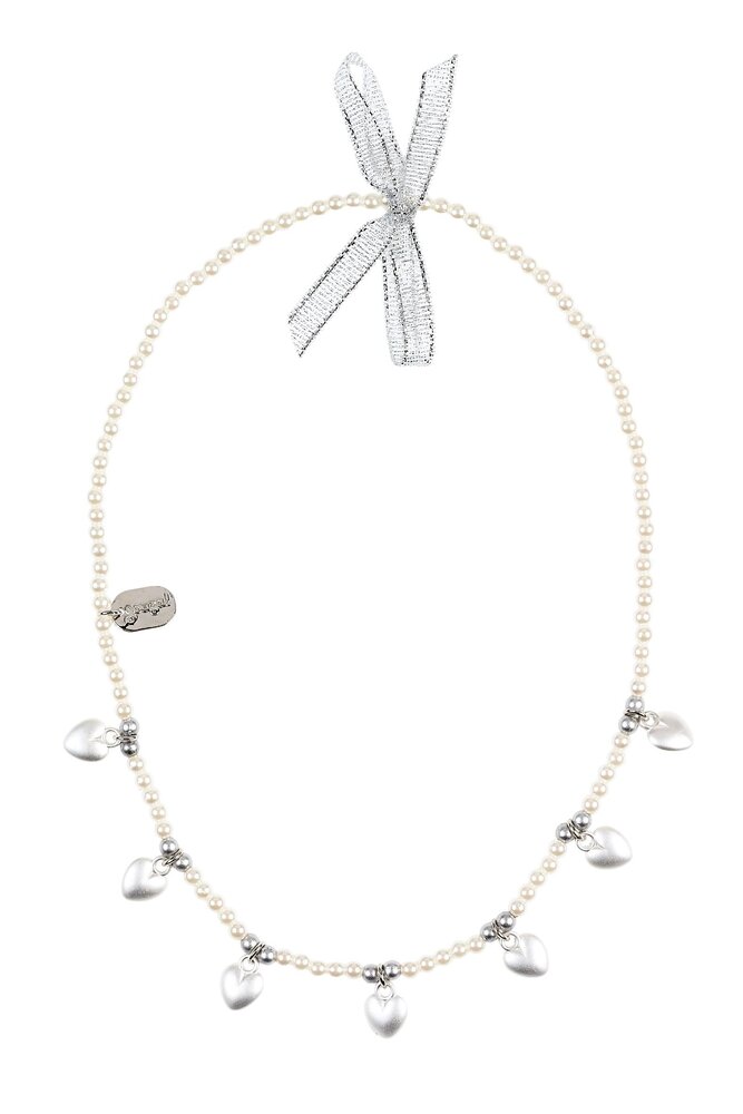 Souza Ketting Elyane hartjes zilver Souza Ketting Elyane hartjes zilver