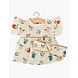 Minikane Daisy Apple Birds-jurk en zijn gekruiste hoofdband Minikane Daisy Apple Birds-jurk en zijn gekruiste hoofdband