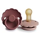 Frigg Fopspeen daisy - 2-pack - latex - baby blush/woodchuck Frigg Fopspeen daisy - 2-pack - latex - baby blush/woodchuck