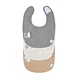 Lassig Newborn Bib 3 pcs GOTS dark grey/light grey/nature melange Lassig Newborn Bib 3 pcs GOTS dark grey/light grey/nature melange