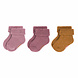 Lassig Newborn Socks GOTS 3 pcs assorted rosewood Lassig Newborn Socks GOTS 3 pcs assorted rosewood