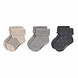 Lassig Newborn socks gots 3pcs assorted grey Lassig Newborn socks gots 3pcs assorted grey