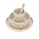 Lassig Dish Set PP/Cellulose Little Mateys spicy orange (Plate, Bowl, Mug, Spoon) Lassig Dish Set PP/Cellulose Little Mateys spicy orange (Plate, Bowl, Mug, Spoon)