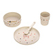 Lassig Dish Set PP/Cellulose Little Mateys spicy orange (Plate, Bowl, Mug, Spoon) Lassig Dish Set PP/Cellulose Little Mateys spicy orange (Plate, Bowl, Mug, Spoon)