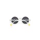 Olivio & Co Zonnebril Deep Sea Rond Revo lens Jellyfish White 3-12 jaar Olivio & Co Zonnebril Deep Sea Rond Revo lens Jellyfish White 3-12 jaar