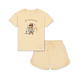 Konges Slojd Famo Set T-Shirt Met Broekje Gots Banana Crepe Konges Slojd Famo Set T-Shirt Met Broekje Gots Banana Crepe