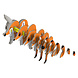 Eugy 3D model bosdier Rode Vos Eugy 3D model bosdier Rode Vos