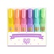 Djeco 6 mini pastel fluostiften Djeco 6 mini pastel fluostiften