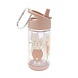 Sugarbooger Flip & Sip clear Tritan drinkfles Prairie Kat Sugarbooger Flip & Sip clear Tritan drinkfles Prairie Kat