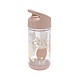 Sugarbooger Flip & Sip clear Tritan drinkfles Prairie Kat Sugarbooger Flip & Sip clear Tritan drinkfles Prairie Kat