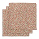Konges Slojd 3 pack muslin doeken - gots carnations - 65X65cm Konges Slojd 3 pack muslin doeken - gots carnations - 65X65cm