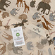 Konges Slojd 3 pack muslin doeken gots - elephanastic - 65X65cm Konges Slojd 3 pack muslin doeken gots - elephanastic - 65X65cm