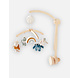 Noukies T&S muziekmobiel met houten arm Noukies T&S muziekmobiel met houten arm