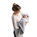 Beaba Babynomade dubbele fleece heather grey tog 3 Beaba Babynomade dubbele fleece heather grey tog 3