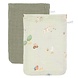 Little Dutch Washandjes set hydrofiel Little Farm / Olive Little Dutch Washandjes set hydrofiel Little Farm / Olive