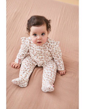 Noukies Pyjama velours Hartjes